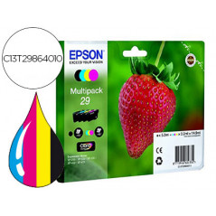 Ink-jet epson home 29 t2986 xp435/330/235 multipack 4 colores negro/amarillo/cian/magenta