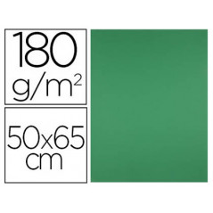Cartulina liderpapel 50x65 cm 180g/m2 verde navidad paquete de 25