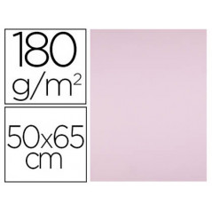 Cartulina liderpapel 50x65 cm 180g/m2 rosa paquete de 25