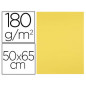 Cartulina liderpapel 50x65 cm 180g/m2 amarillo limon paquete de 25