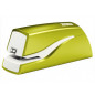 Grapadora petrus electrica e-310 wow verde metalizado capacidad 12 hojas usa grapa nº 10