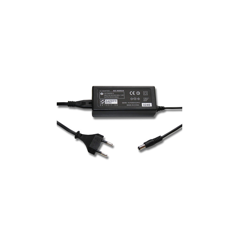 Adaptador de corriente casio 230 v para calculadoras hr-8ter /150ter / 200ter