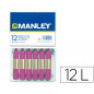 Lapices cera manley unicolor lila n.39 caja de 12 unidades