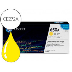 Toner hp 650a laserjet cp 5520 / 5525 amarillo 13.500 pag