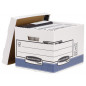 Cajon fellowes carton reciclado para almacenamiento de archivo capacidad 4 cajas de archivo tamaño din a4