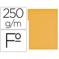 Subcarpeta cartulina gio folio pestaña derecha 250 g/m2 amarillo