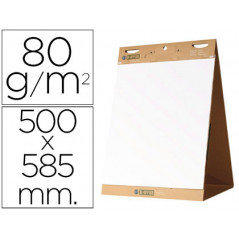 Bloc congreso bi-office liso autoadhesivo sobremesa 500 x 585 mm papel de 80g/m