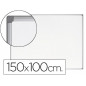 Pizarra blanca bi-office earth-it magnetica de acero vitrificado marco de aluminio 100 x 150 cm con bandeja para