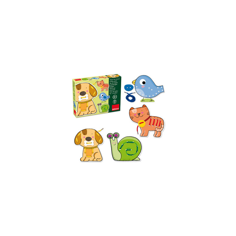 Juego goula didactico enlazar animales