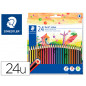 Lapices de colores staedtler upcycled wood ecologico 24 colores en caja de carton