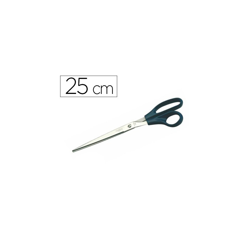Tijera oficina faibo acero inoxidable 25 cm empuñadura ergonomica
