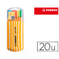 Rotulador stabilo punta de fibra point 88 zebrui estuche de 20 unidades colores neon surtidos