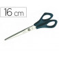 Tijera oficina faibo acero inoxidable 16 cm empuñadura ergonomica