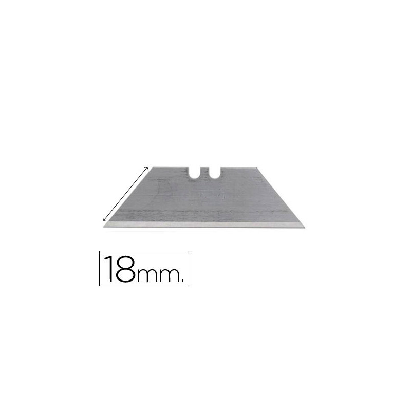 Repuesto cuter q-connect ancho para modelos kf16814/kf16815/kf16816/kf14835 cuchilla 18 mm lister 10 unidades