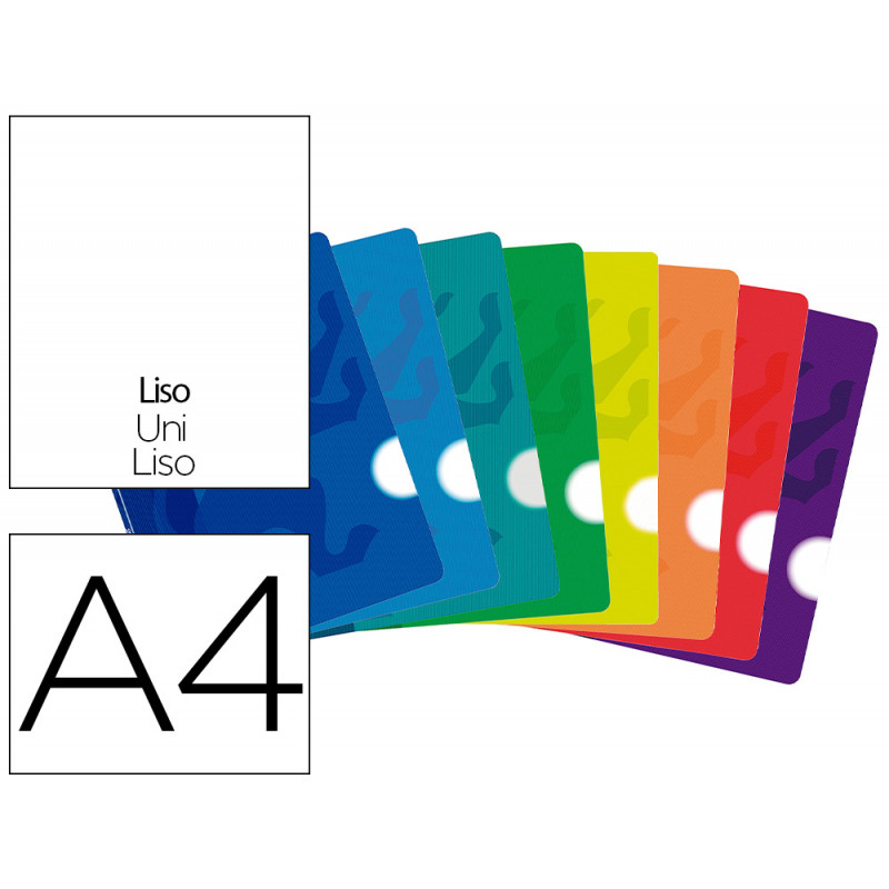 Libreta escolar oxford tapa flexible optik paper openflex 48 hojas din a4 liso colores surtidos