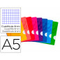 Libreta escolar oxford tapa flexible optik paper openflex 48 hojas din a5 cuadro 4 mm colores surtidos