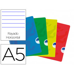 Libreta escolar oxford openflex tapa flexible optik paper 48 hojas din a5 rayado horizontal colores surtidos