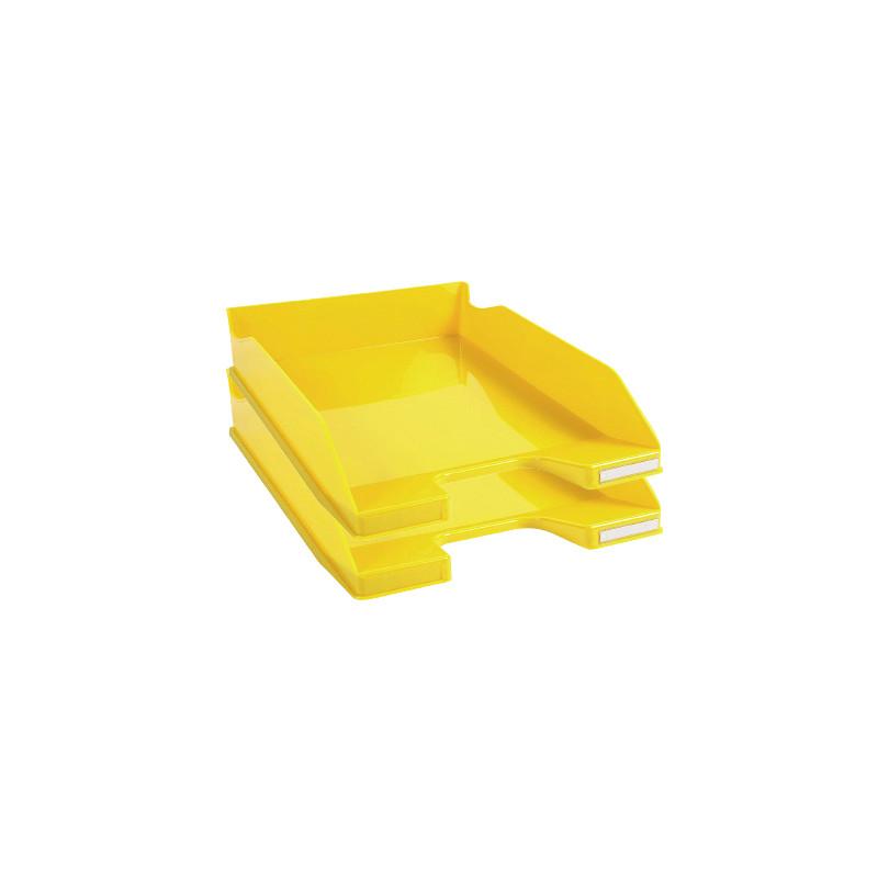 Bandeja sobremesa exacompta combo 2 classic amarillo 347x255x65 mm