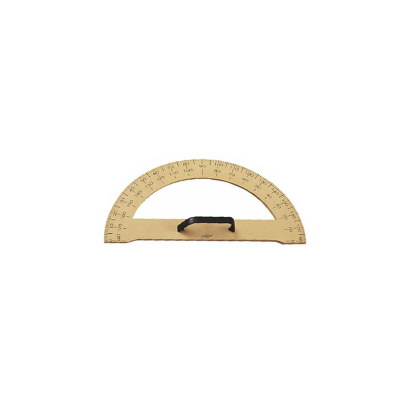 Semicirculo para encerado faibo plastico imitacion madera 33,4 cm