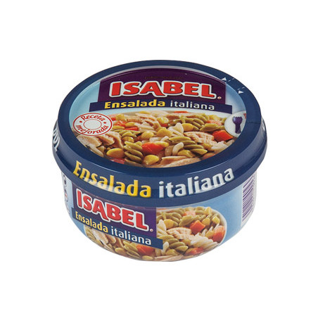 Ensalada italiana isabel racion individual lista para comer no necesita frio 230 gr