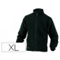 Chaqueta deltaplus polar con cremallera 2 bolsillos color negro talla xl