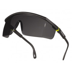 Gafas deltaplus de proteccion policarbonato monobloque ahumado color gris-amarilla uv400