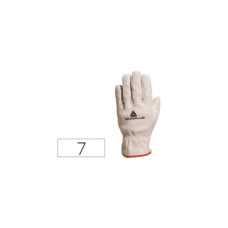 Guantes deltaplus piel vacuno especial para todo tipo de trabajos el mas vendido del mercado talla 7