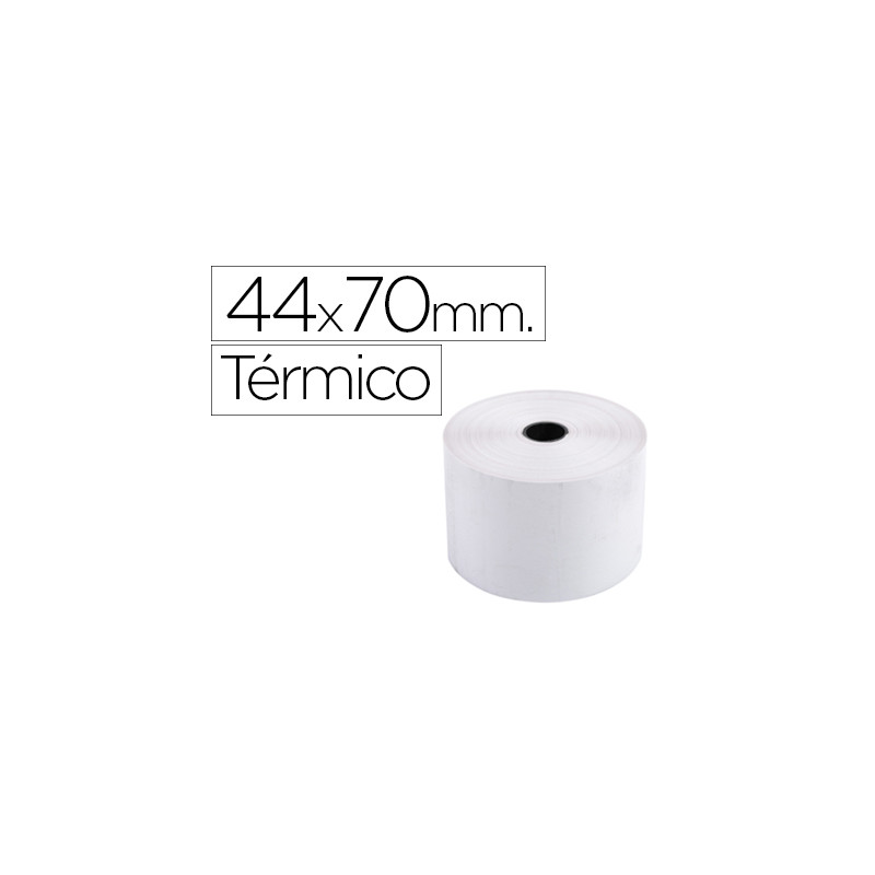 Rollo sumadora exacompta termico 44 mm x 70 mm 55 g/m2 sin bisfenol a