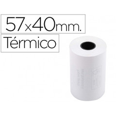 Rollo sumadora exacompta termico 57 mm x 40 mm 55 g/m2 sin bisfenol a