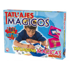 Juego de mesa falomir tatuajes magicos infantil