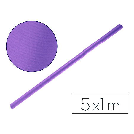 Papel kraft liderpapel violeta rollo 5x1 mt