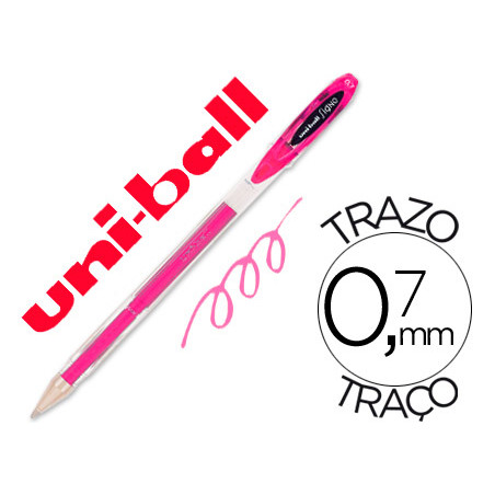 Boligrafo uni-ball roller um-120 signo 0,7 mm tinta gel color rosa
