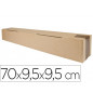 Caja para embalar q-connect tubo medidas 725x95x95 mm espesor carton 3 mm