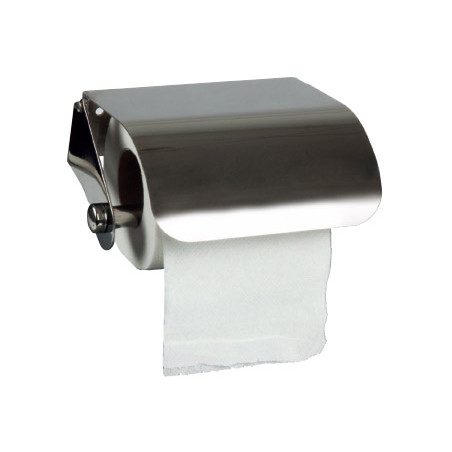 Dispensador q-connect de papel higienico acero inoxidable 122x98x45 mm