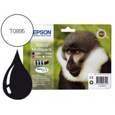 Ink-jet epson t0895 multipack stylus s21/ sx100/sx105/ sx115/sx215/sx218/ sx400/sx40/ sx415 bx300 negro