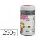 Purpurina liderpapel fantasia color plata metalizado bote de 250 gr