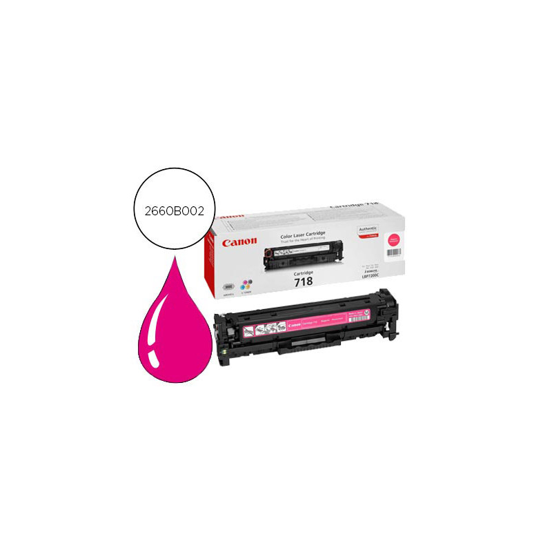 Toner canon 718 magenta 2900 pag