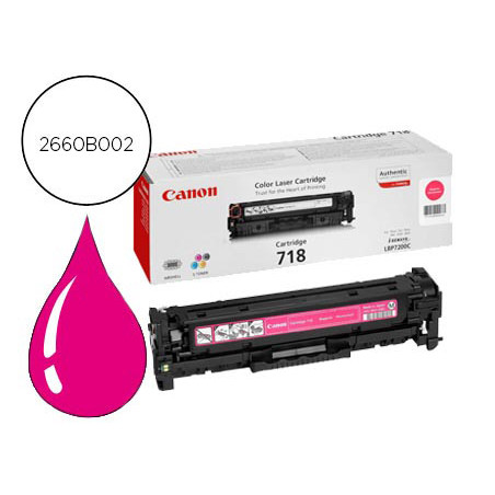 Toner canon 718 magenta 2900 pag