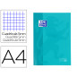 Recambio color oxford din a4 80 hojas 90 gr optik paper cuadros 5mm 4 taladros