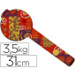 Papel de regalo kraft havana todo el año bobina 31 cm 3,5 kg
