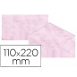 Sobre fantasia marmoleado rosa 110x220 mm 90 gr paquete de 25