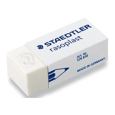 Goma de borrar staedtler 526 b30 plastico unidad