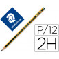 Lapices de grafito staedtler noris n.4 2h unidad