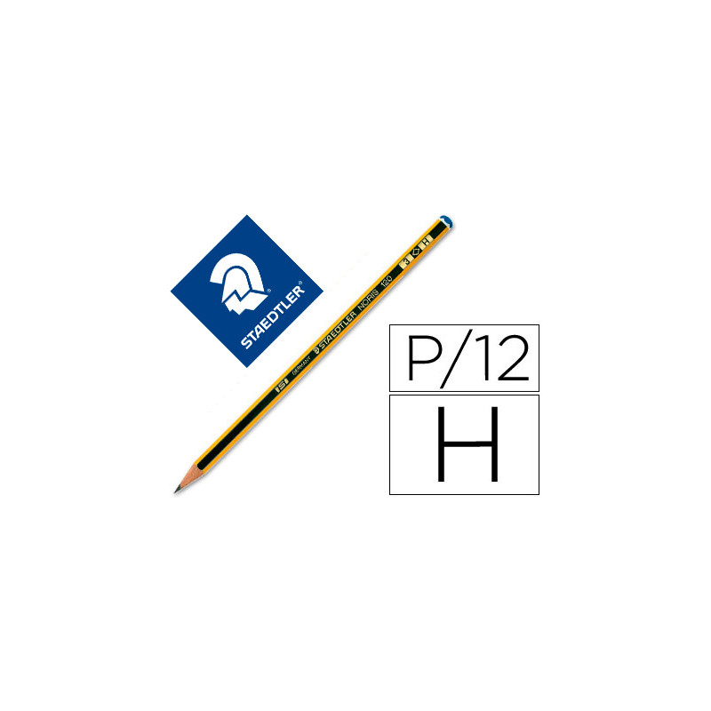 Lapices de grafito staedtler noris n.3 h unidad