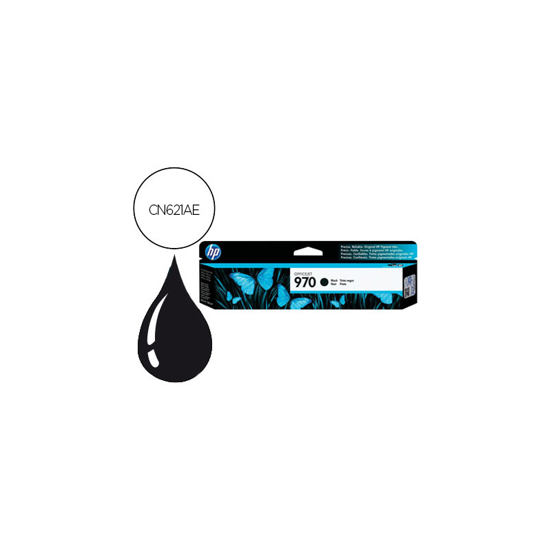Ink-jet hp 970 x451dn x451dw/551dw x476dn x476dw x576dw negro 3000 pag