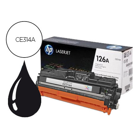 Tambor hp ce314a color laserjet ce918a/865a/866a cf346a negro 14.000pag