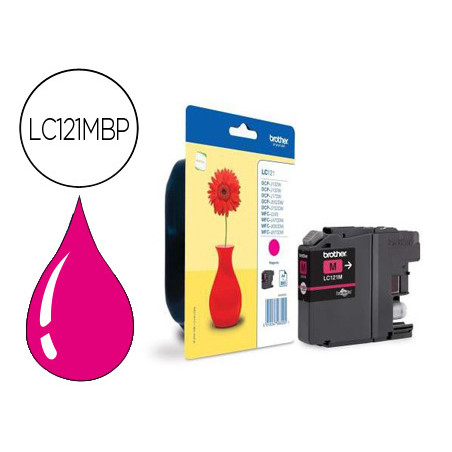 Ink-jet brother dcp-j132w/152w/552dw/752dw & mfc-j470dw/650dw/870dw magenta -300 pag