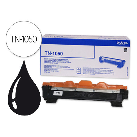 Toner brother tn-1050 hl1110 dcp1510 mfc1810 negro -1000 pag