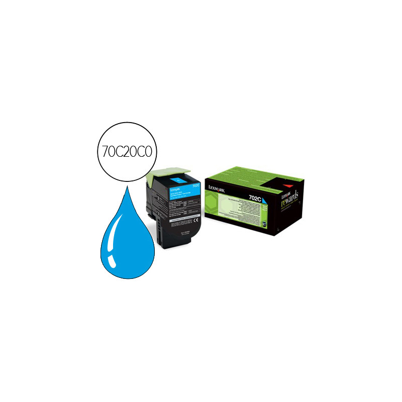 Toner lexmark cian retornable 1000 pag ms310d/410d ms310dn/410dn/510dn 410dtn