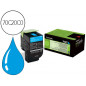 Toner lexmark cian retornable 1000 pag ms310d/410d ms310dn/410dn/510dn 410dtn